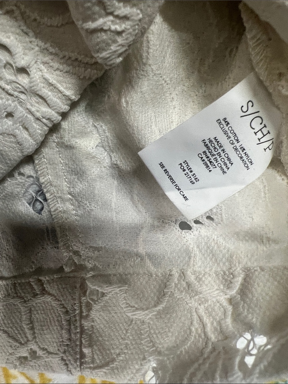 Cabi Womens Jacket Ivory Lace Topper Top Casual Business S Small - Picture 7 of 10